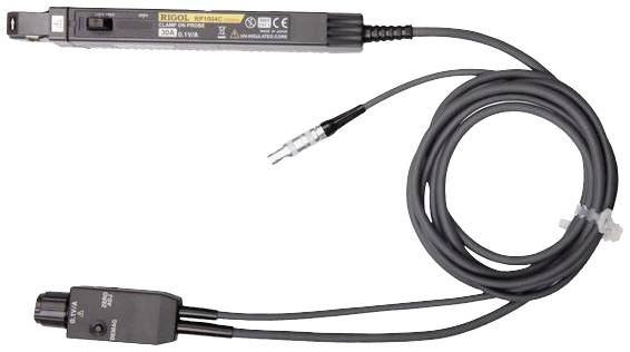 'RIGOL RP1300C' Current probe with integrated clamp and cable, suitable for precise electrical measurements and diagnostics.