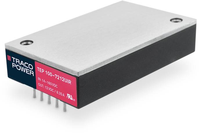 TracoPower TEP 100-7212UIR DC/DC converter (print) 110 V DC 12 V DC 8350 mA 100 W No. of outputs: 1 x Content 1 pc(s)-0