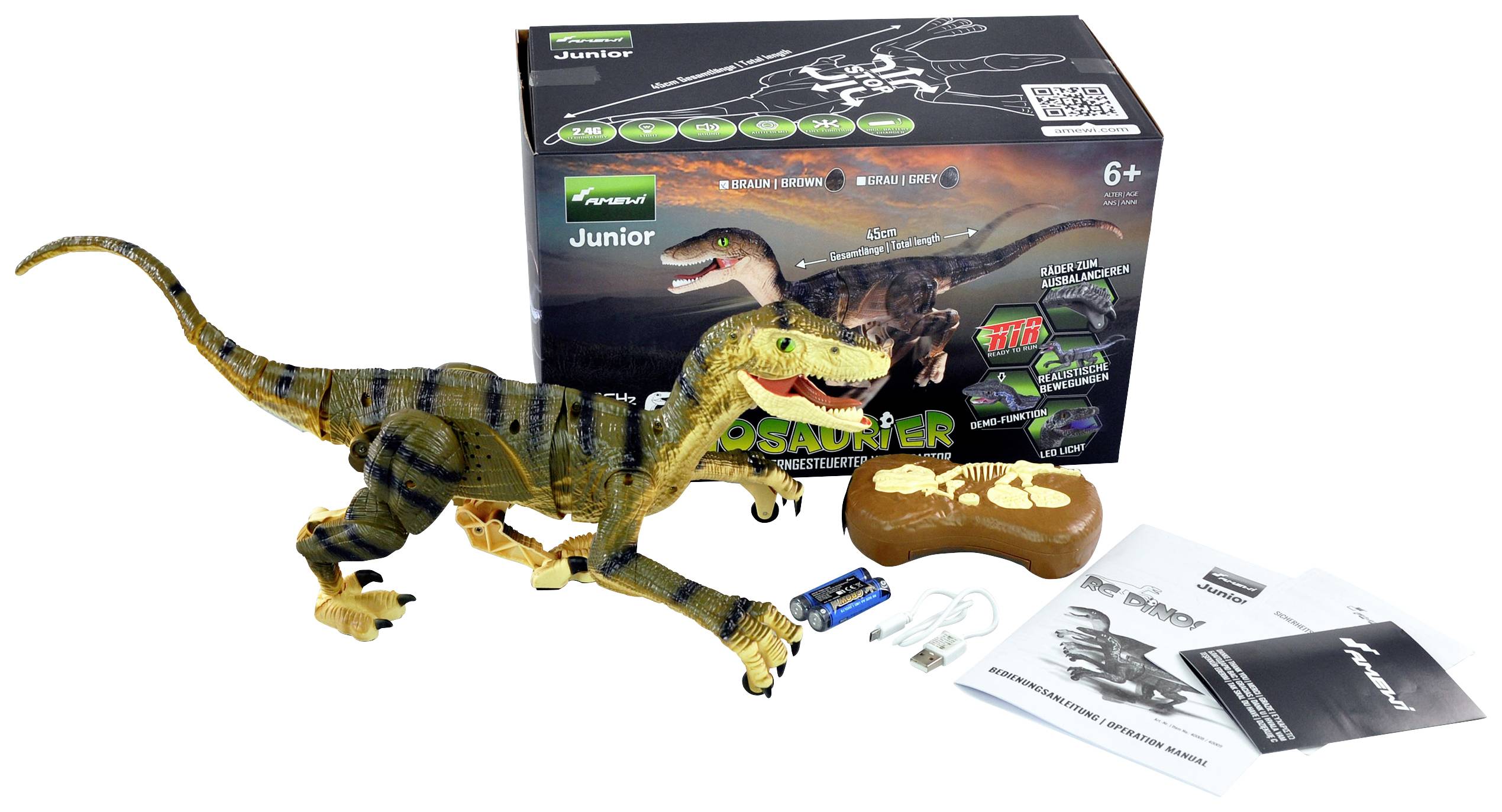 Amewi RC Dinosaurier Velociraptor Toy robot