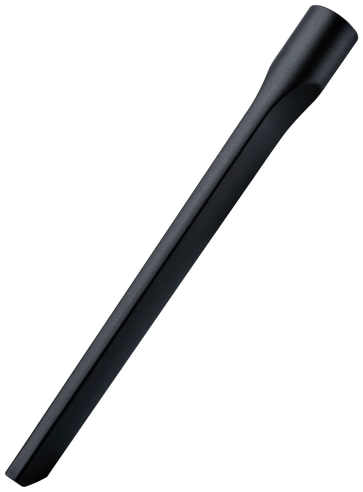 A black cylindrical tool with a narrower tip and a conical end, potentially a precision instrument.