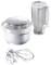 Kitchen mixer with blender attachment, bowl with lid and whisk attachment. Suitable for mixing, beating and kneading.