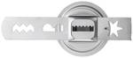 Spray-back attachment metallic