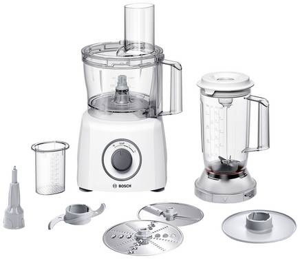 Bosch Haushalt MCM3200W Food processor 800 W White, Grey