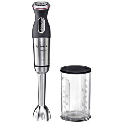 Image of Bosch Haushalt MS8CM6110 Hand-held blender 1000 W with mixing jar Stainless steel, Black