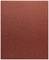 A red sandpaper with a uniform, rough texture. Suitable for general sanding work on wood or metal.