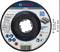 Bosch cutting disc for metal, model 'PRO'. Diameter: 115 mm, thickness: 1 mm, bore: 22.23 mm. Suitable for X-Lock.