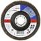 Bosch grinding disc for metalworking, Model P40, diameter 125 mm, bore 22.23 mm, maximum speed 80 m/s.