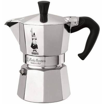 Bialetti 4-Cups Stainless Steel Stovetop Espresso Coffee Maker Pot 