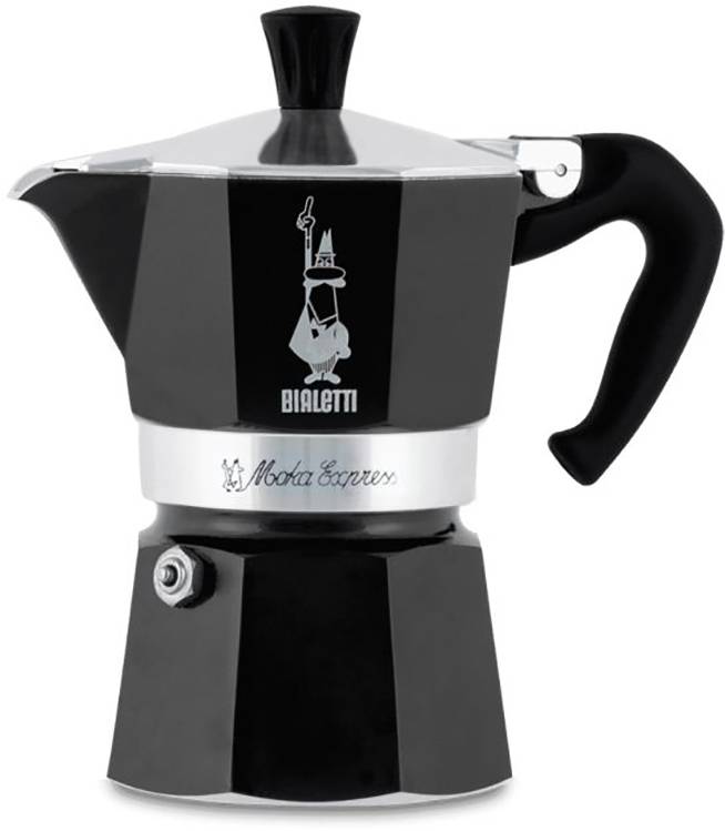 Bialetti Moka Express 3 Cup Espresso maker Black |