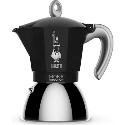 Bialetti New Moka Induction 4 Cup Espresso maker Black  