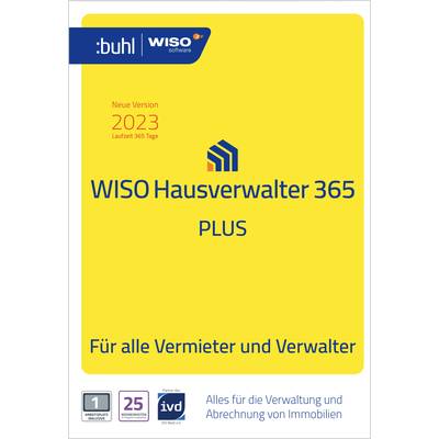 WISO Hausverwalter 365 Plus 1-year, 1 licence Windows Finance & Accounting