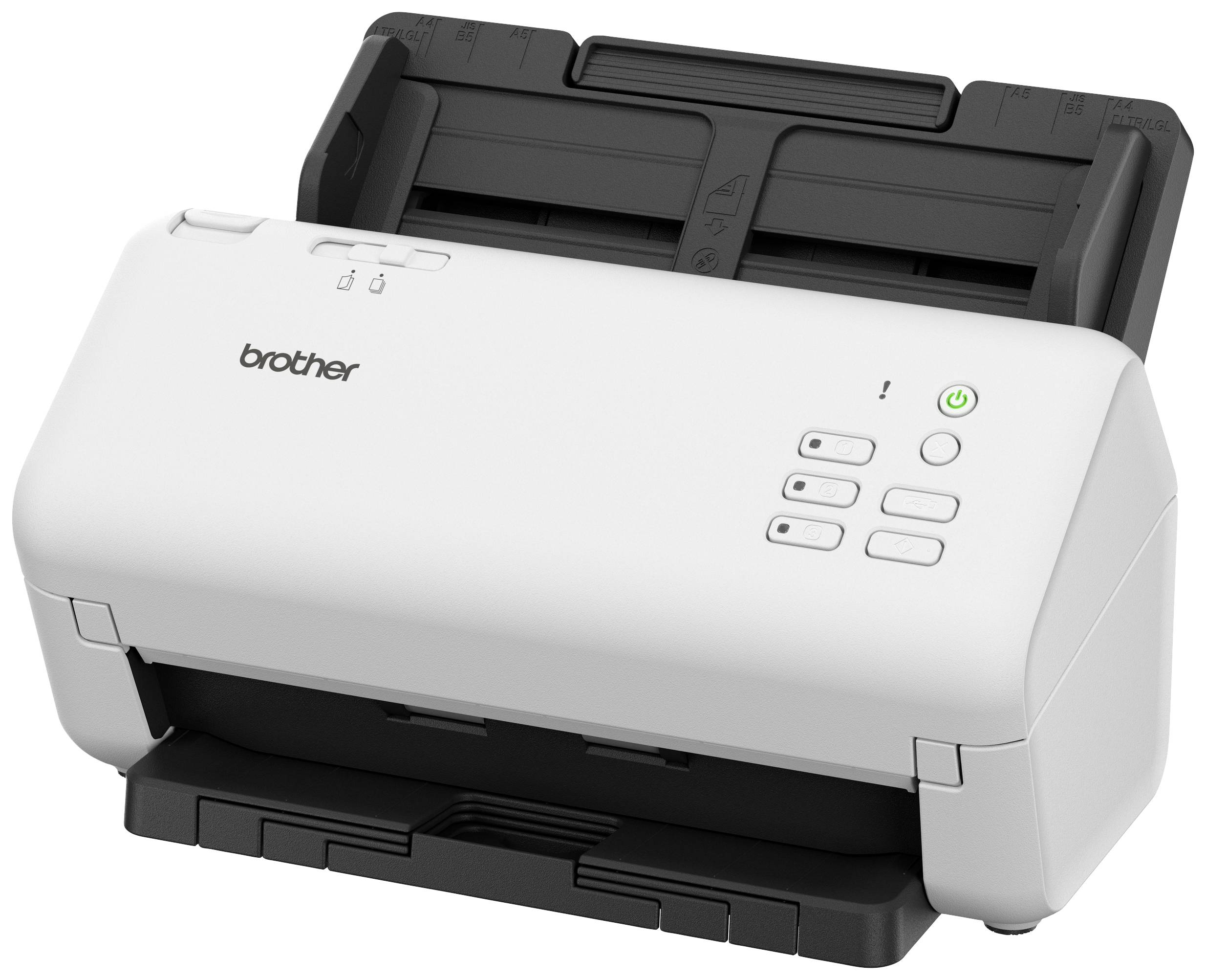 Brother ADS4300N Document scanner A4 600 x 600 40 pages/min USB A (USB 3.2 1st gen), LAN (10/100/1000 Mbps), USB A (USB -1