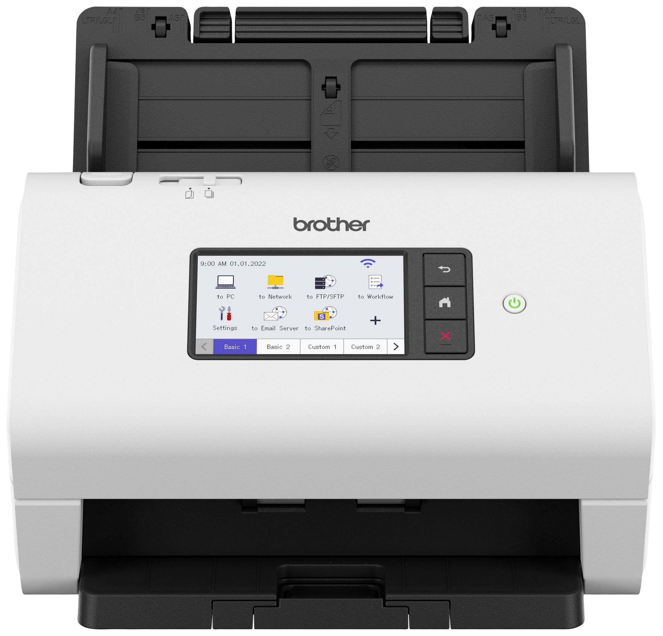 Brother ADS4900W Document scanner A4 600 x 600 60 pages/min USB 2.0 ...