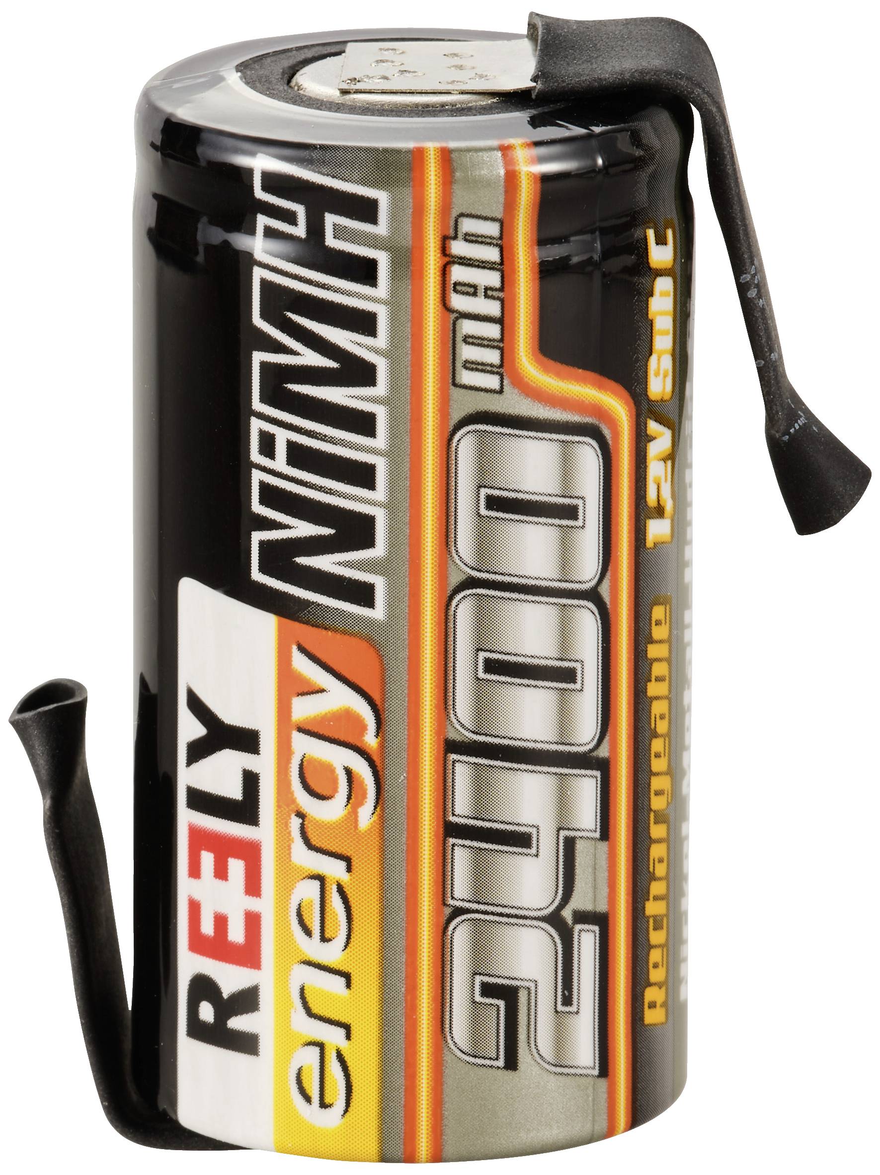 Image of Reely Scale model single-cell battery NiMH Sub-C 1.2 V 2400 mAh with solder lugs