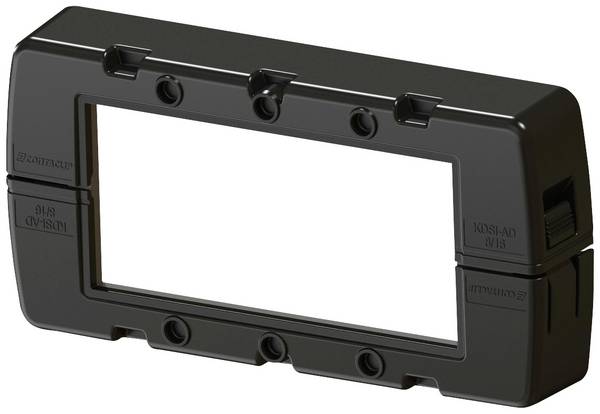 CONTA-CLIP KDSI-AD  8/16 BK Cap Cover (black) (RAL 9005), with seal, with ratcheting mechanism    Polyamide 6.6 Black 1 pc(s)