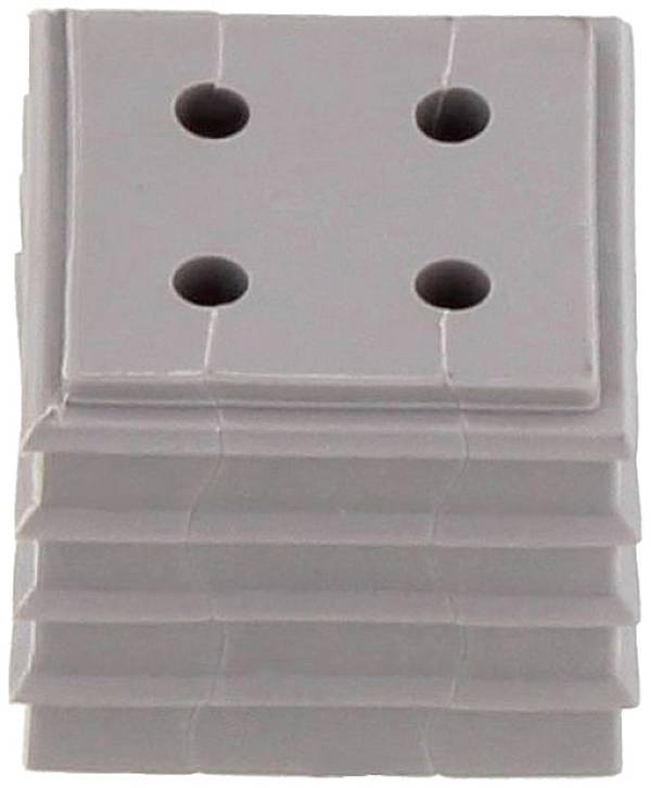 CONTA-CLIP KDS-DE 4X2-3 GR Sealing with strain relief  Terminal Ø (max.) 3 mm  Thermoplastic elastomer Grey 10 pc(s)