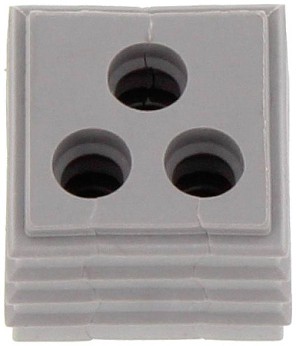 CONTA-CLIP KDS-DE 3X5-6 GR Sealing with strain relief  Terminal Ø (max.) 6 mm  Thermoplastic elastomer Grey 10 pc(s)