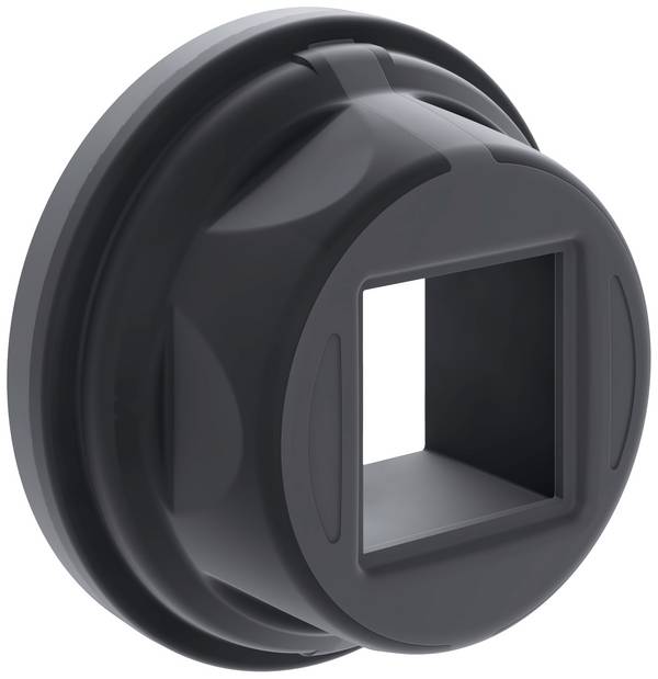 CONTA-CLIP KDS-R 20-32 BK Cable grommet circular Mounting hole diameter 38 mm   Polyamide 6.6 Black 5 pc(s)