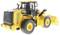 A yellow wheeled loader with '950M' written on its side. It is large, has robust tyres, and is typically used for construction work.