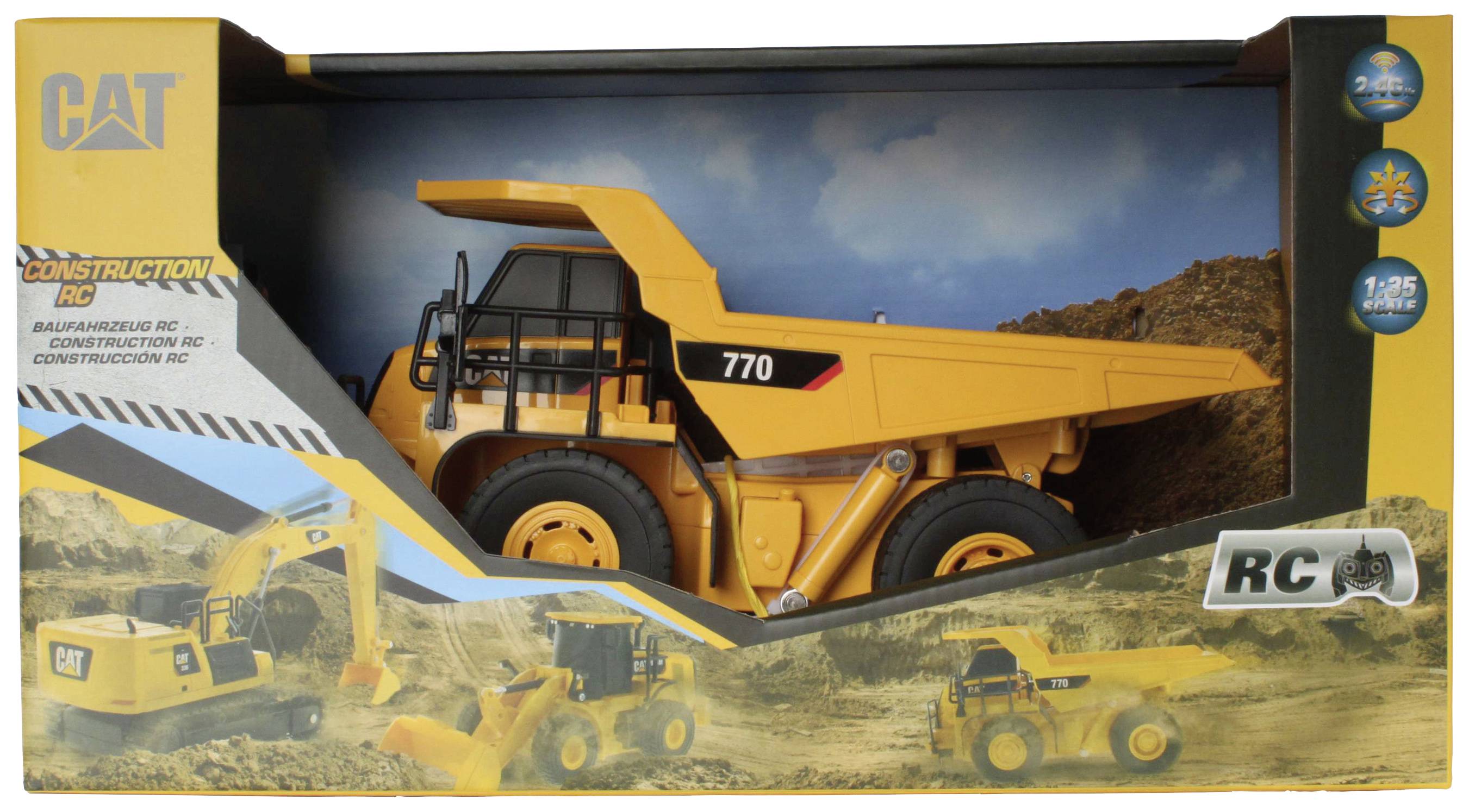 Buy Carrera RC cat 770 mining truck 1:35 RC scale model for