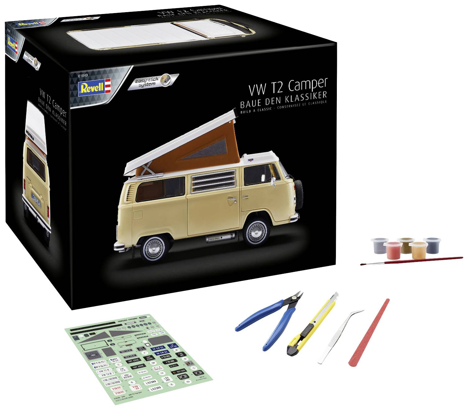 Revell VW T2 camper Assembly kits Advent calendar