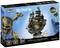 3D Puzzle of the 'Black Pearl' from 'Pirates of the Caribbean' by Revell, contains 293 pieces, suitable for persons aged 12 and over, with LED.