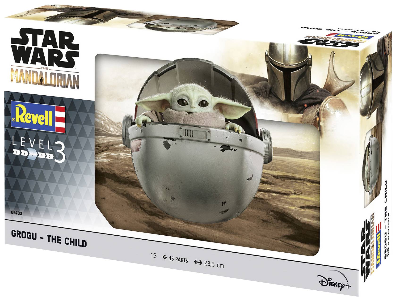 Image of Revell 06783 The Mandalorian: The Child Sci-Fi spacecraft assembly kit 1:3