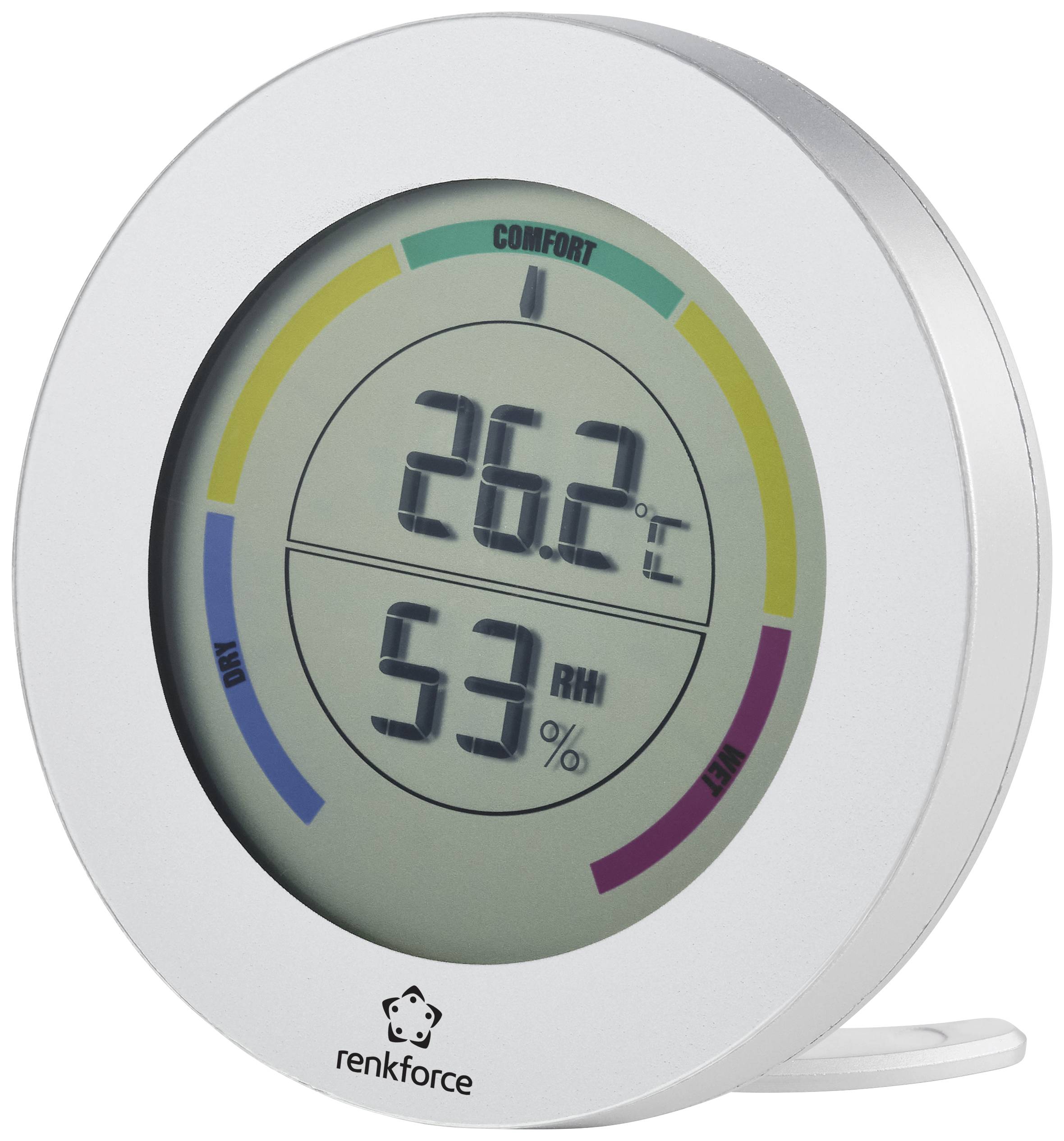 Renkforce Thermo-hygrometer Silver RF-5235480