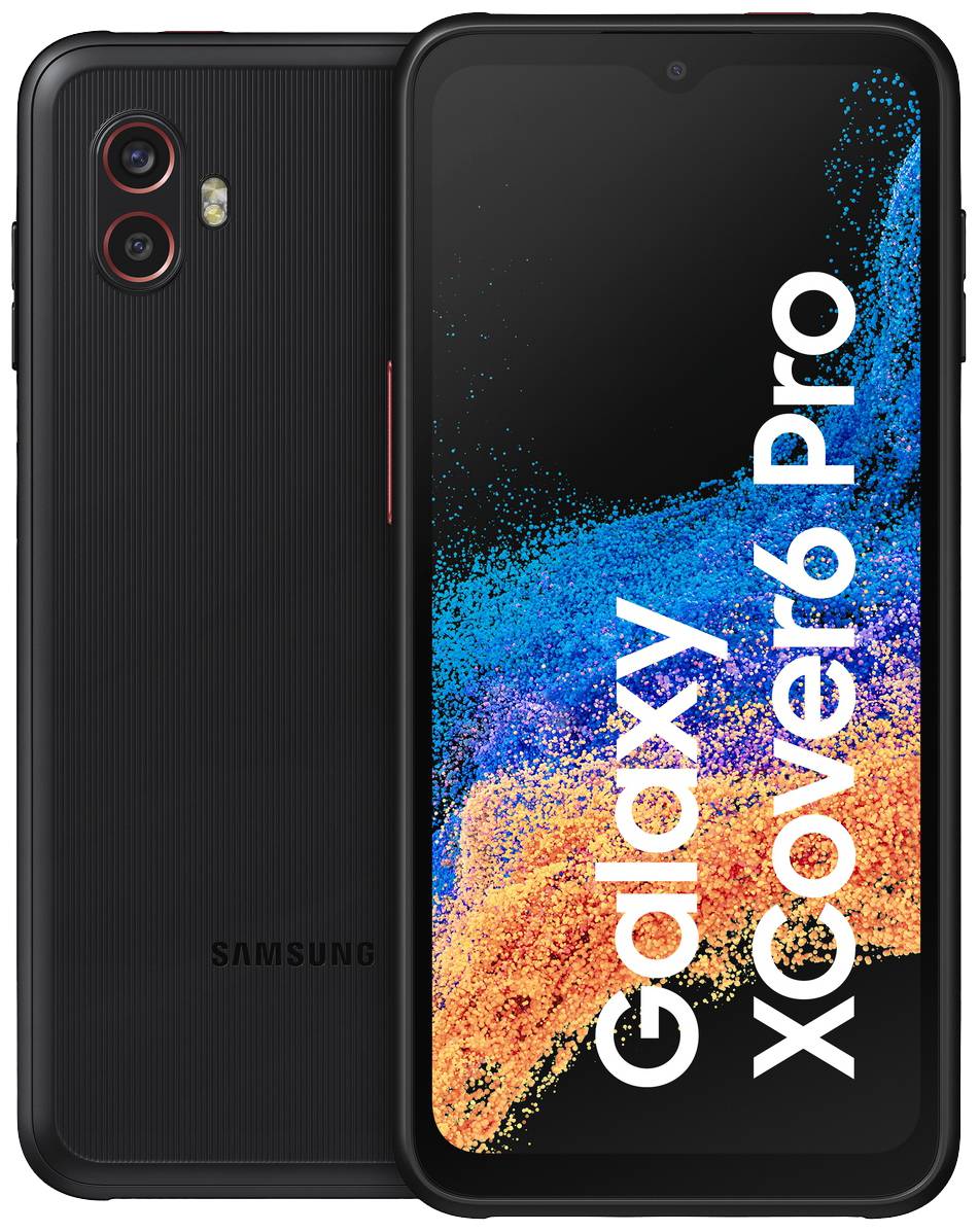 Samsung XCover6 Pro Enterprise Edition Outdoor smartphobe 128 GB 16.8 cm (6.6 inch) Black Android™ 12 Dual SIM