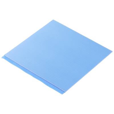 A blue cleaning cloth in a square shape, slightly textured.