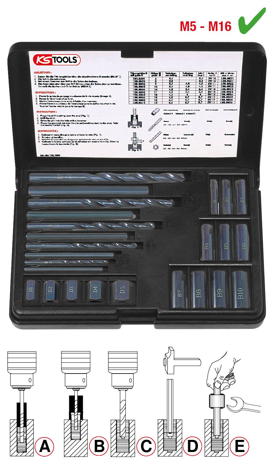 Williams 10Piece Screw Extractor Set Pro Tool Warehouse