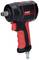 'Air impact wrench with red handle and black casing, suitable for heavy-duty screw work, with KS Tools logo.'