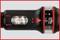 Torque wrench display with scale for newton metres and foot-pounds. Reduction arrow indicates direction.