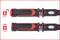 Two torque wrenches in black and red with scales for Nm. Symbols indicate how to adjust the handle to change the torque.