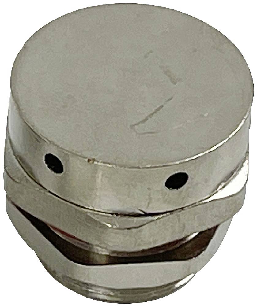 Metal disc with threaded holes, functionally designed for mechanical connections.