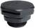 Black plastic cover with a hexagonal base, potentially a threaded cap for technical applications.