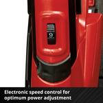 Einhell 3431210 Hoe Working width 20 Adjustable handle, w/o battery