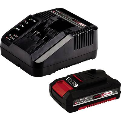 A charger with an LED indicator and a lithium-ion battery. Suitable for tools, displays charging status and compatibility.