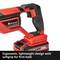 Cordless drill with ergonomic design and soft-grip handle, ensuring a secure grip and easy handling for various tasks.