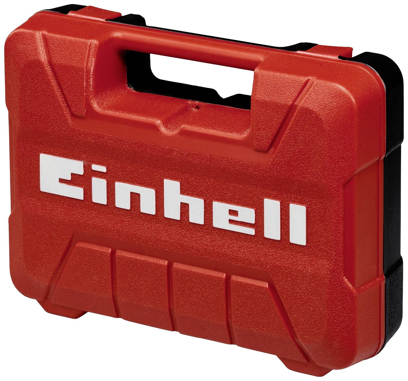 A red tool case with a company logo on the front. Ideal for transporting and storing tools.