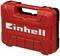 A red tool case with a company logo on the front. Ideal for transporting and storing tools.