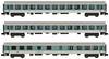 Arnold HN4367 N 3pc set commuter carriage of DB AG