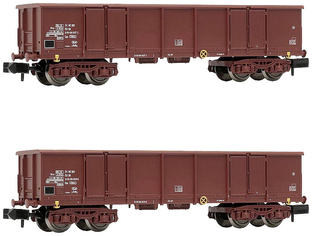 Image of Arnold HN6532 N 2er set open goods wagon EAS of DR