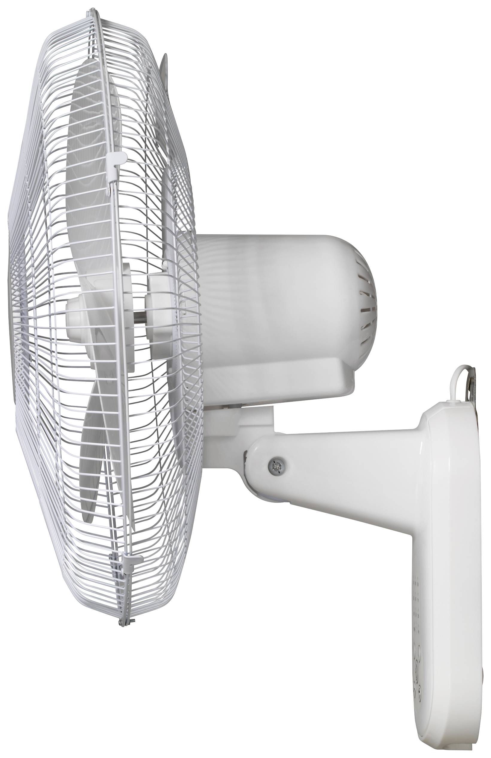 Sygonix Wall fan 45 W (L x W x H) 335 x 535 x 430 mm White Oscillating, incl. remote control, Timer-2