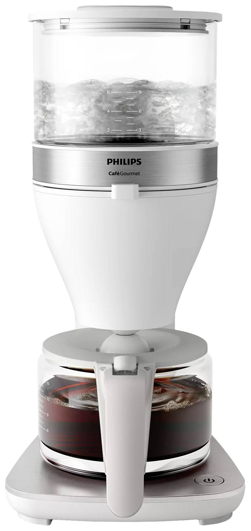 Voldoen Keel welvaart Philips Café Gourmet HD5416/00 Coffee maker White Cup volume=15 Glass jug |  Conrad.com