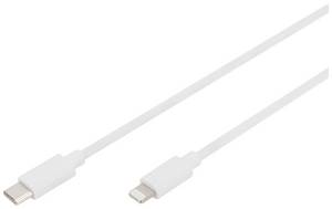 Digitus Cell phone, Apple iPad/iPhone/iPod, Laptop Charging cable [1x  - 1x Lightning] 2 m