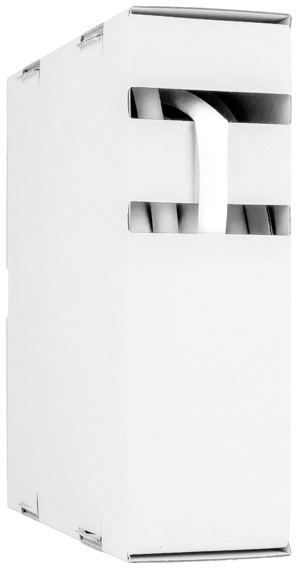 White archive box with two handle openings, designed to store files vertically.