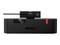 Black electronic device with a red accent, camera mounted on top. Possibly a webcam or video conferencing device.