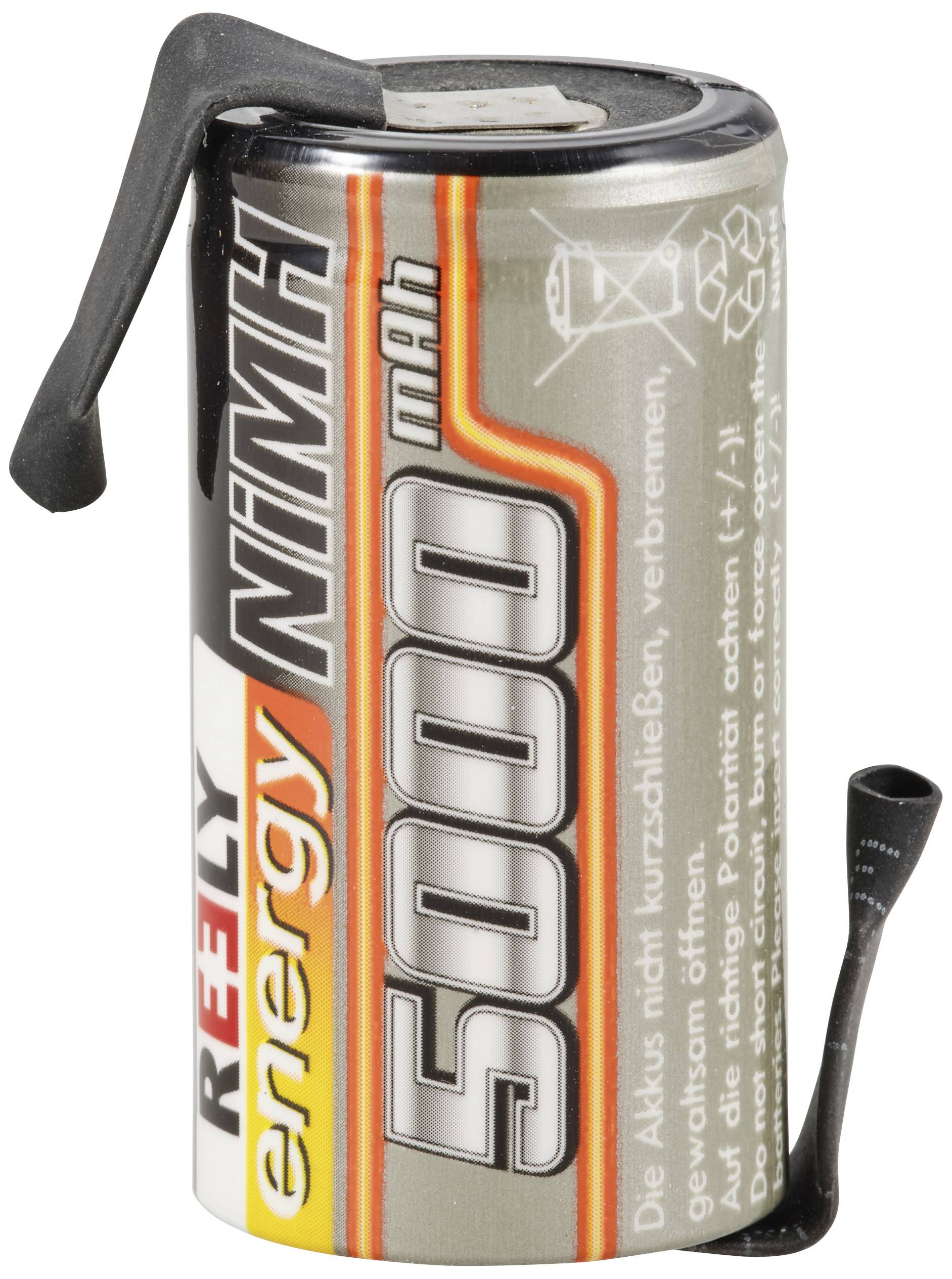 Reely Scale model single-cell battery NiMH Sub-C 1.2 V 5000 mAh with solder lugs