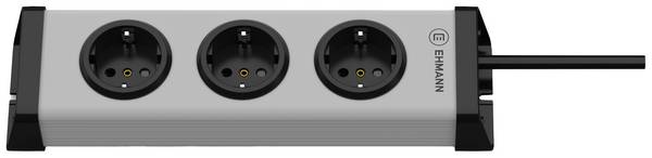 Ehmann 0200x00032303 Power strip (w/o switch) Silver, Black PG connector 1 pc(s)